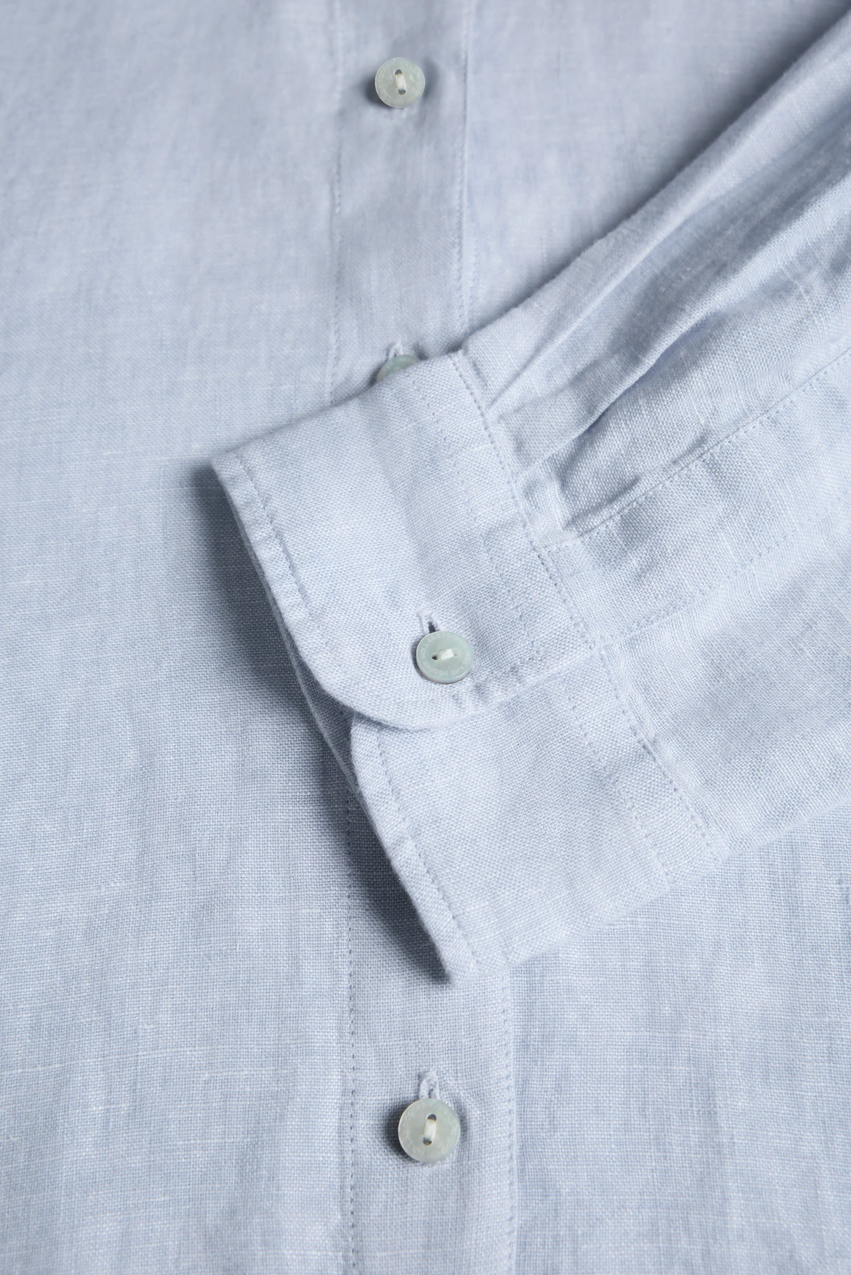 Amalfi Linen Shirt (Light Blue Linen) - Image 9