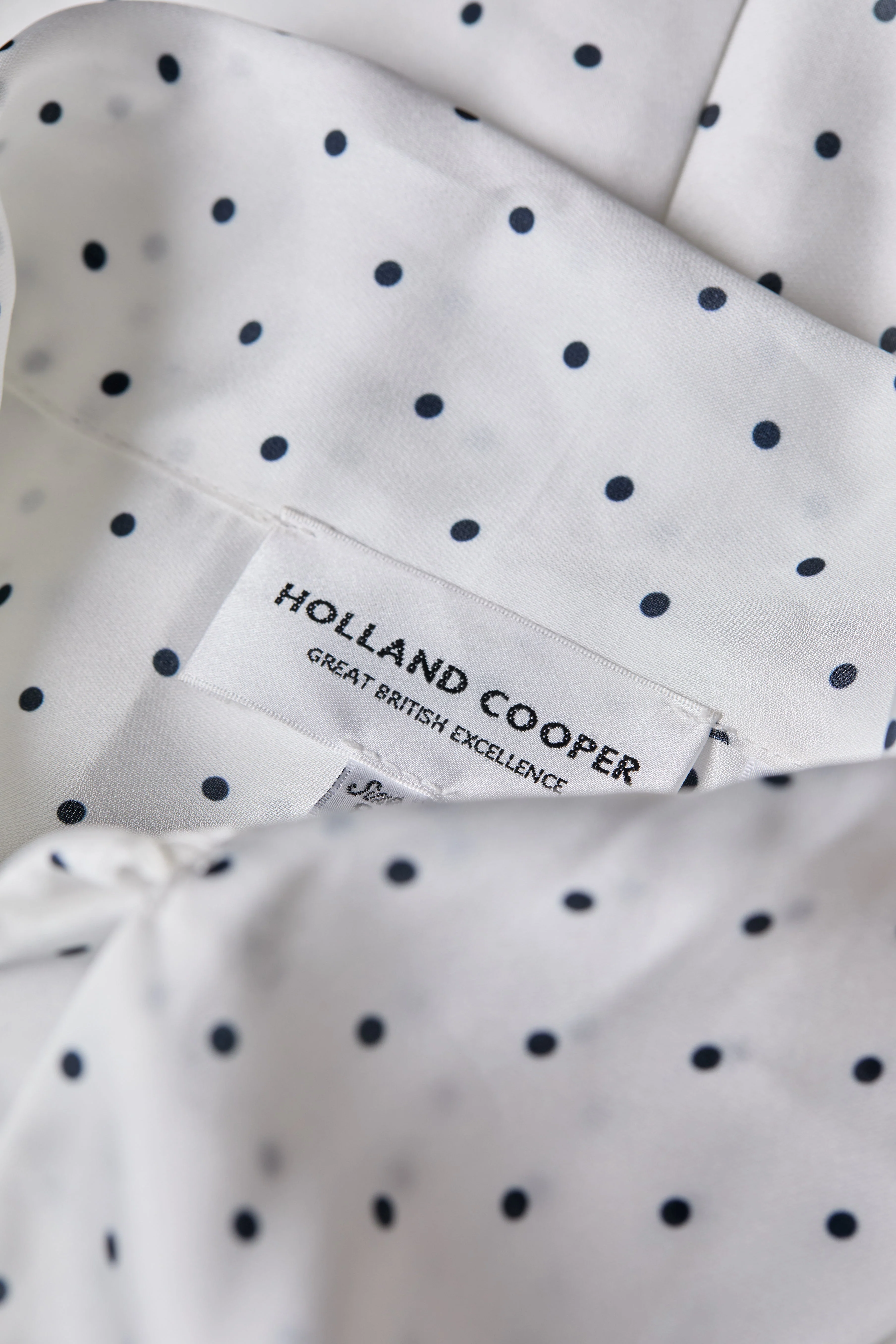 Ariella Midi Dress (White Black Polka Dot) - Image 6