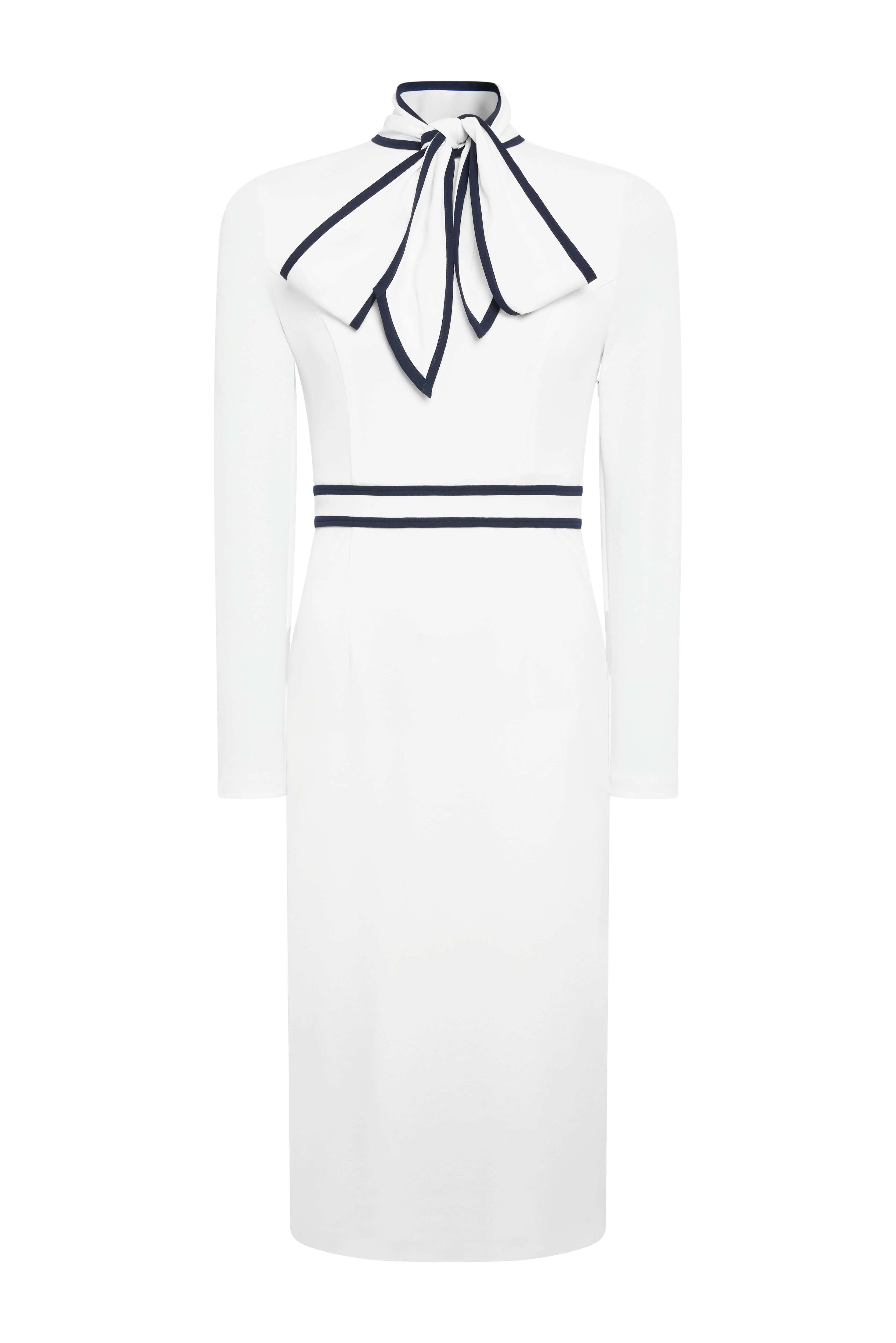 Aureline Midi Dress (Oyster Ink Navy) - Image 6