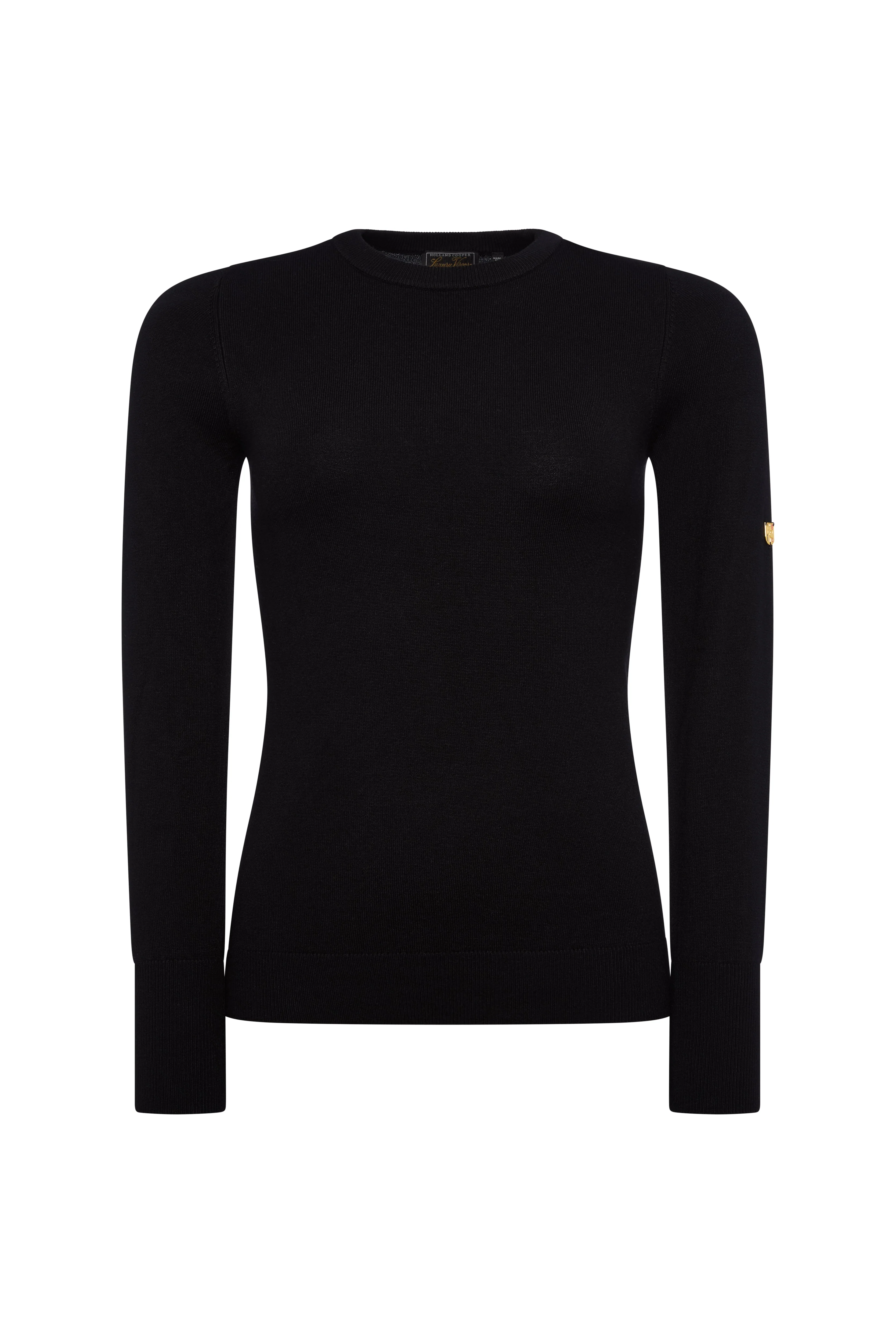 Chiltern Crew Neck Knit (Black) - Image 4
