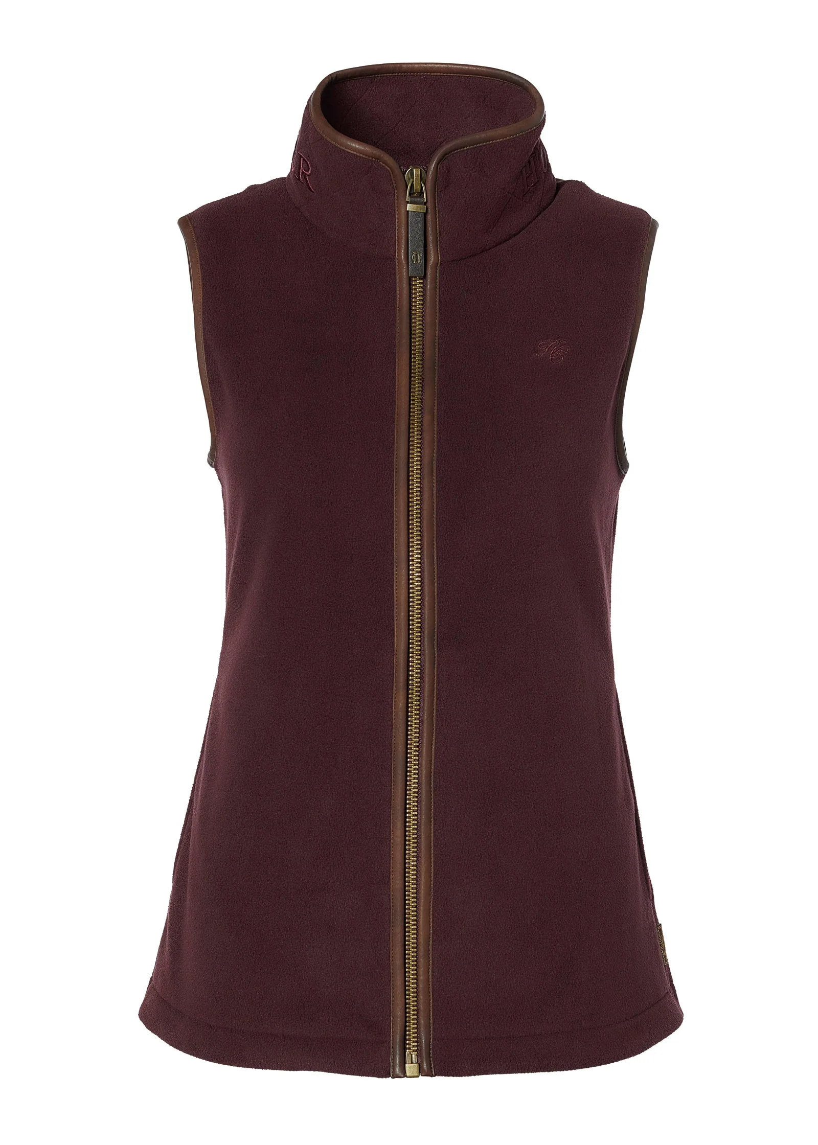 Country Fleece Gilet (Mulberry) - Image 7