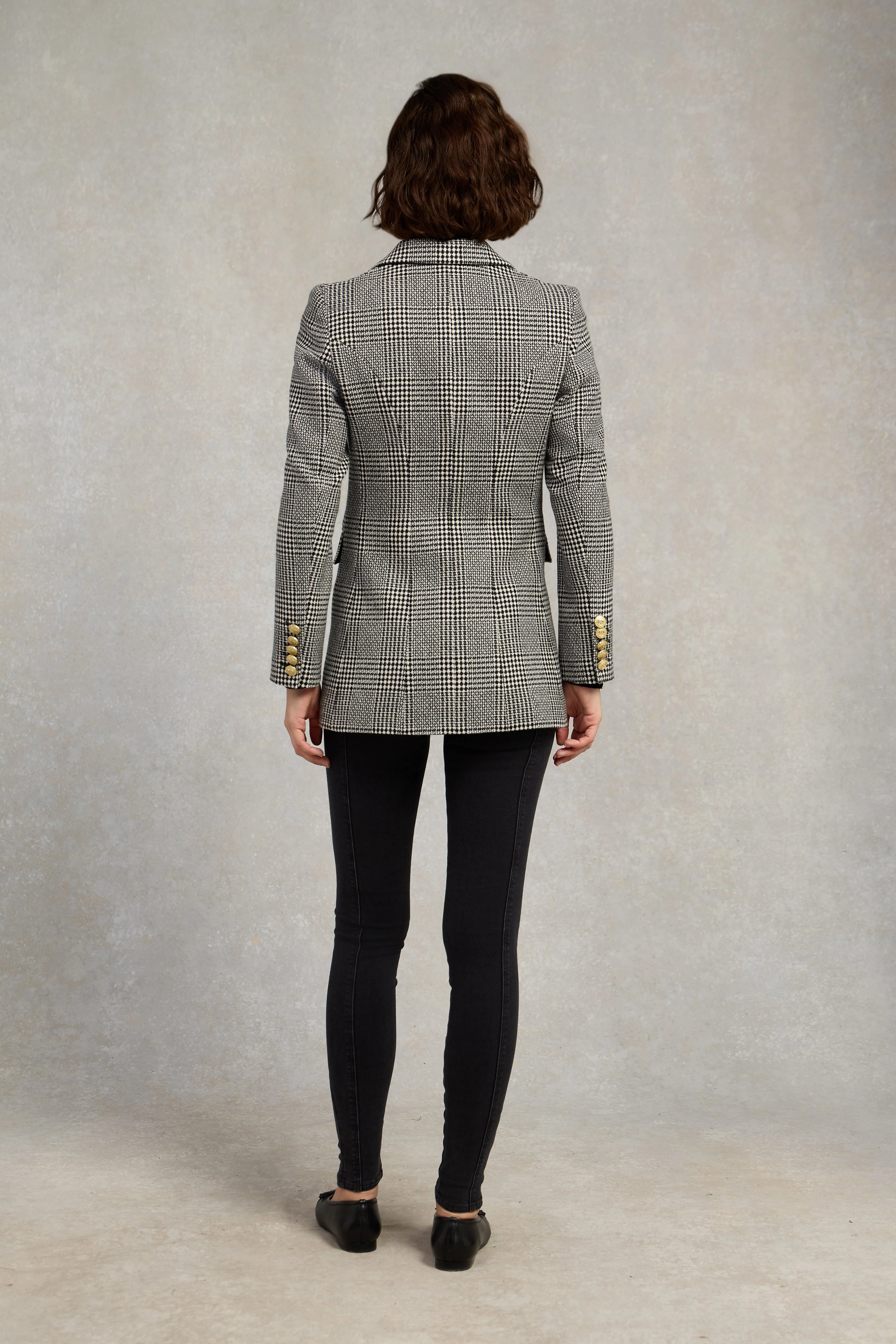 Double Breasted Blazer (Prince of Wales Mono) - Image 9