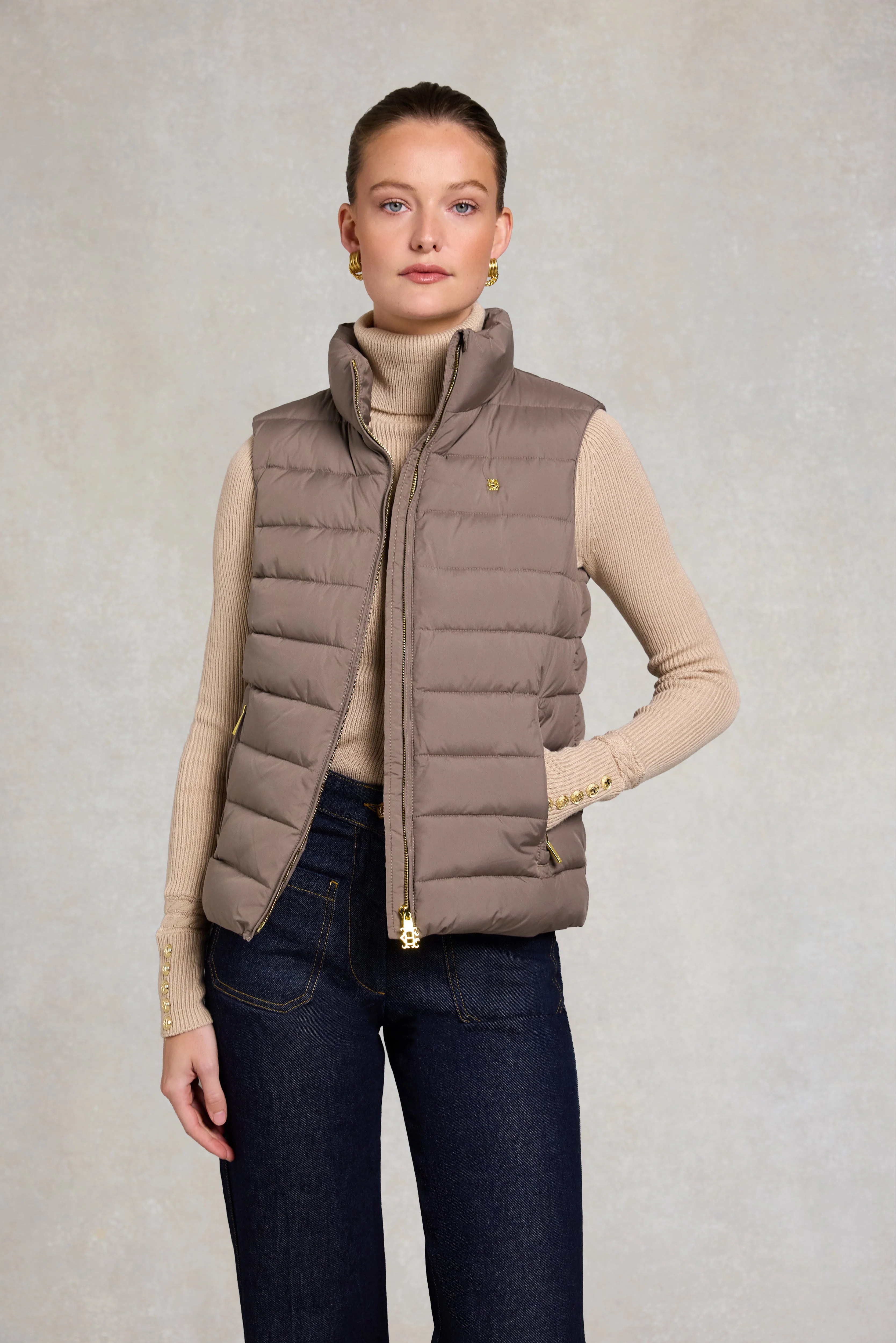 Ferncroft Padded Gilet (Porcini) - Image 2
