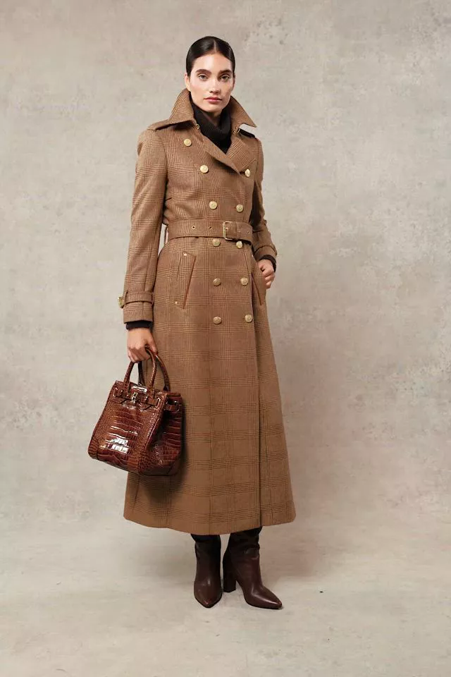 Full Length Marlborough Trench Coat (Tawny) - Image 20