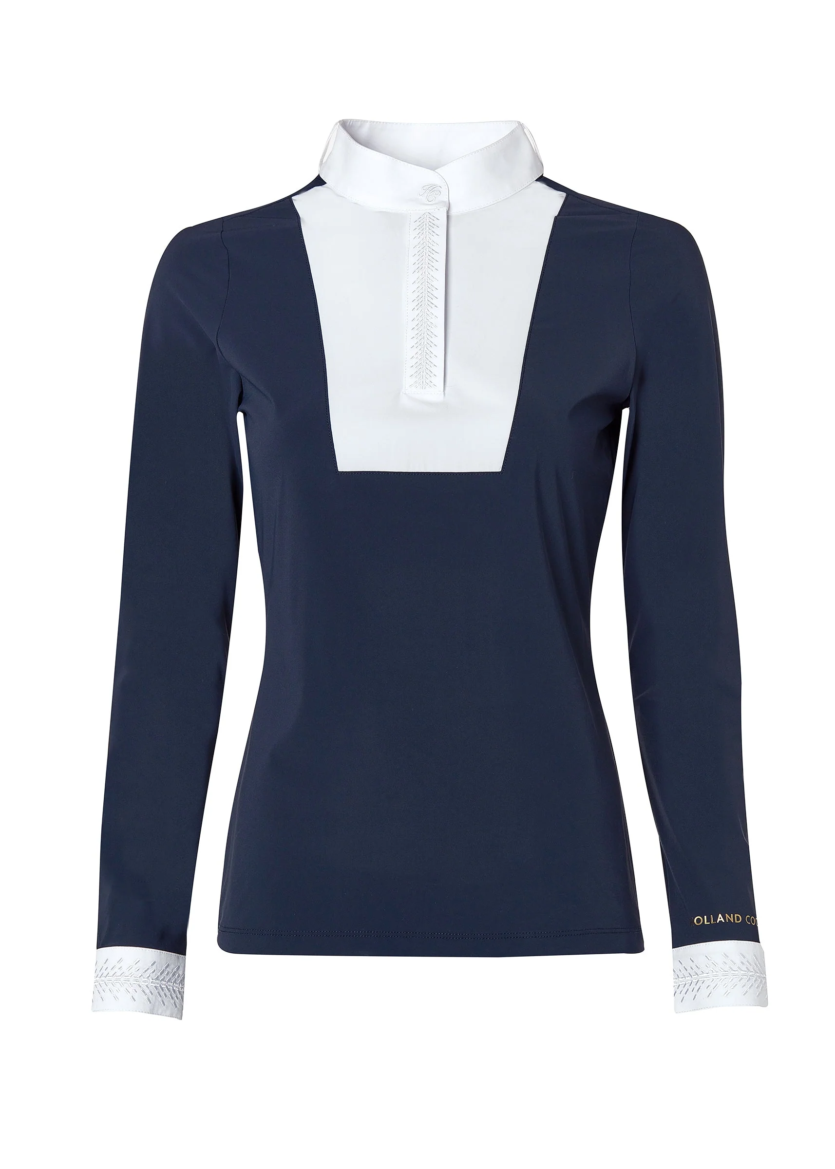 Gatcombe Long Sleeve Show Shirt (Ink Navy) - Image 4