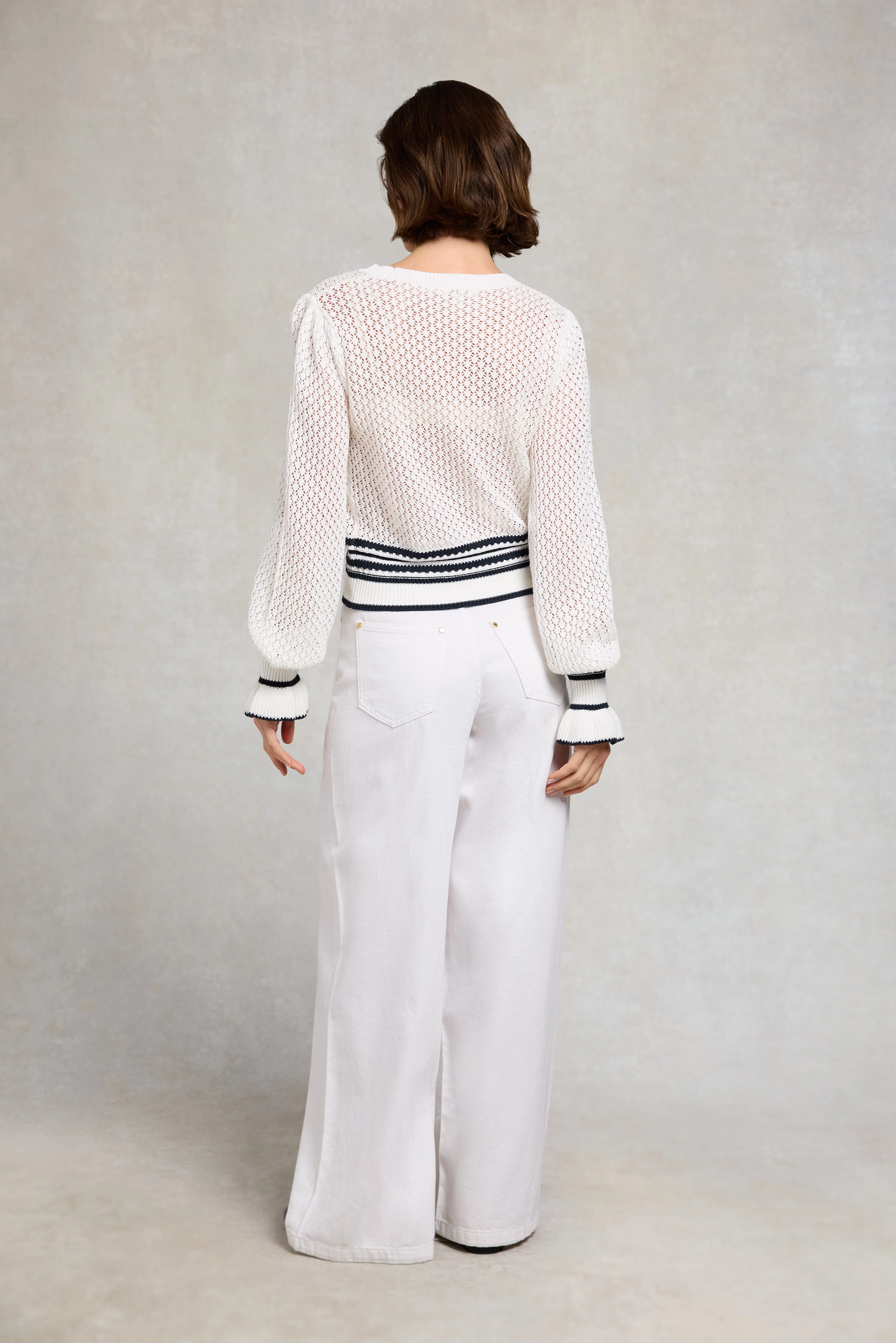 Jessica Knitted Top (Natural Ink Navy) - Image 5