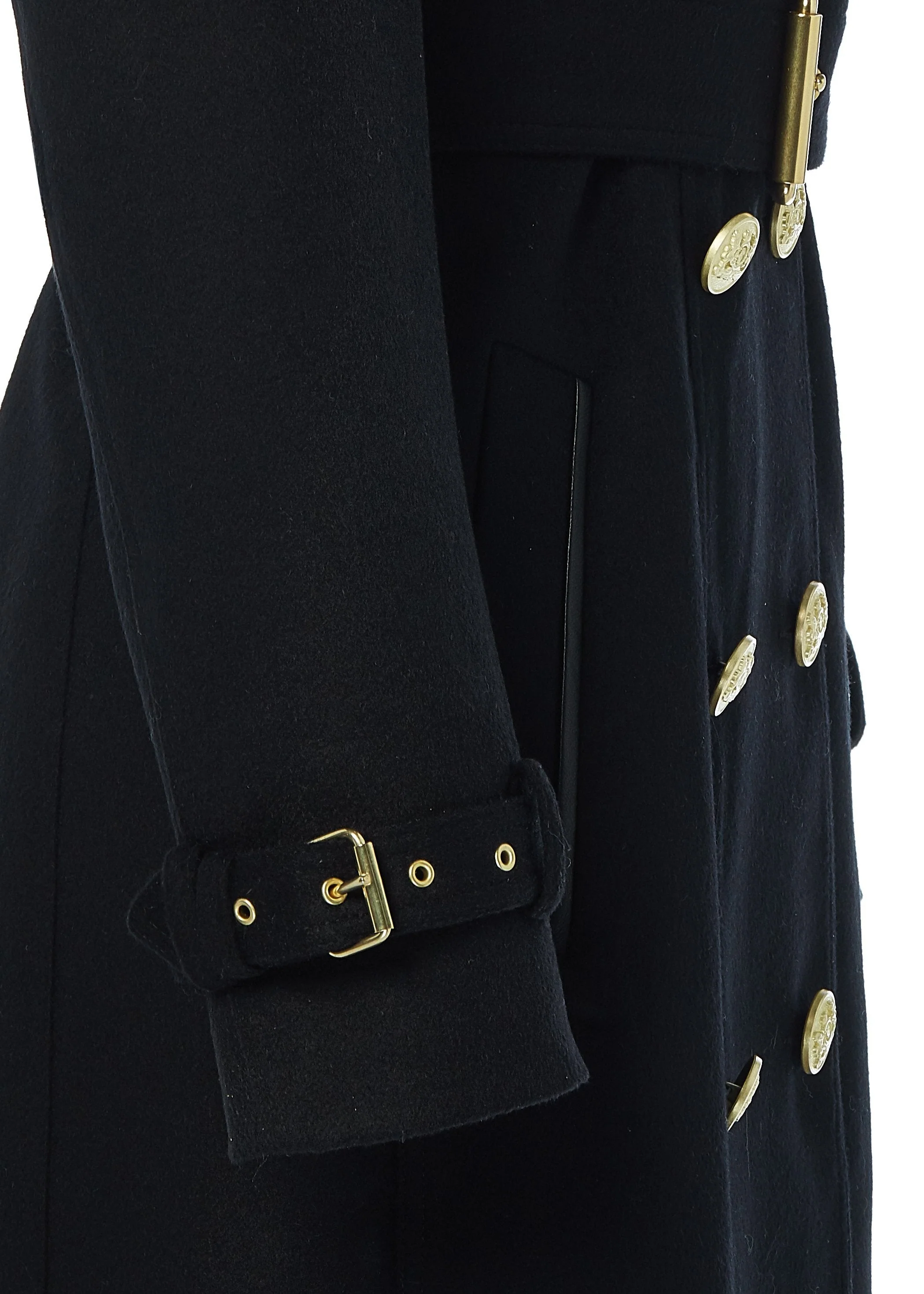 Marlborough Trench Coat (Soft Black) - Image 12