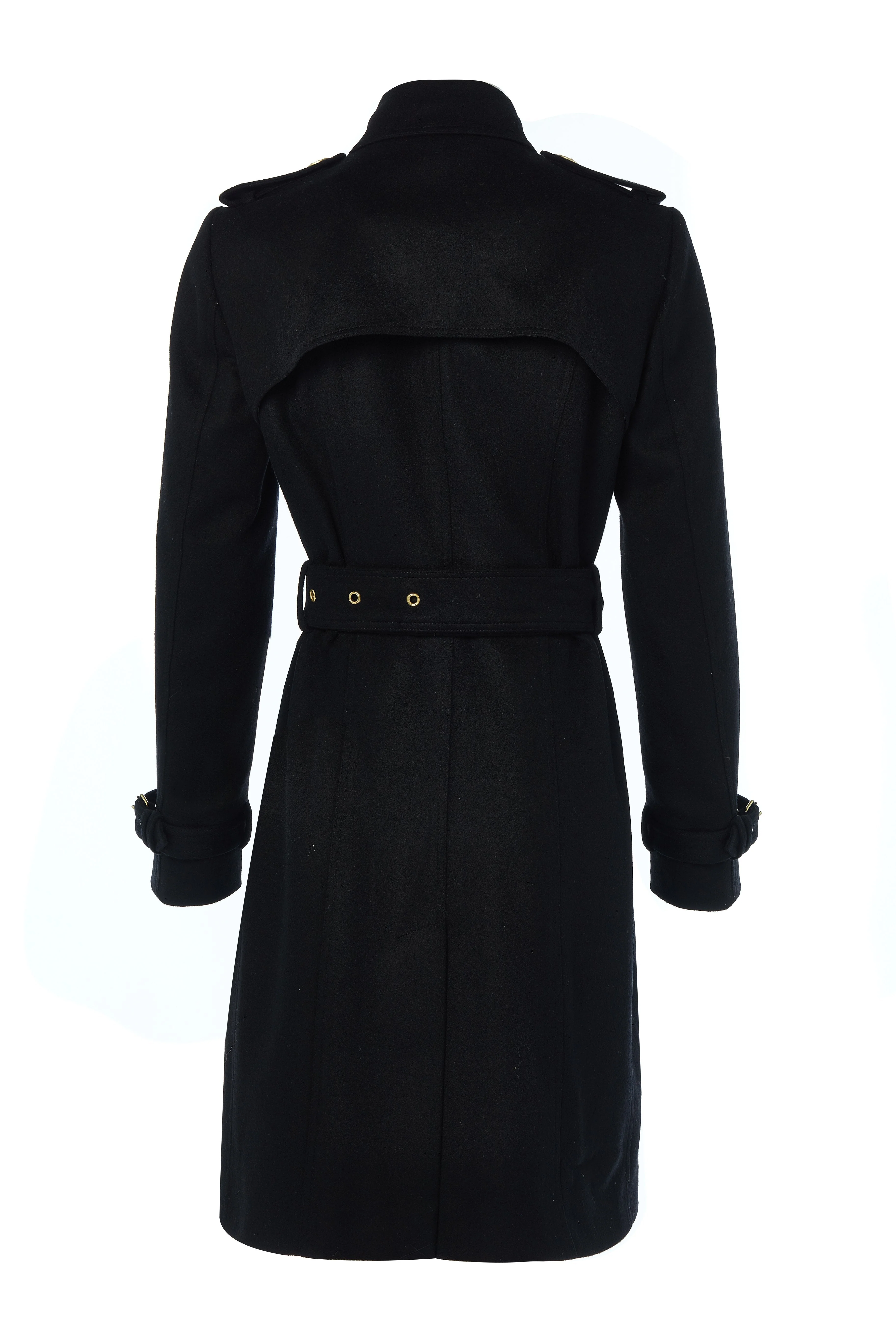 Marlborough Trench Coat (Soft Black) - Image 7