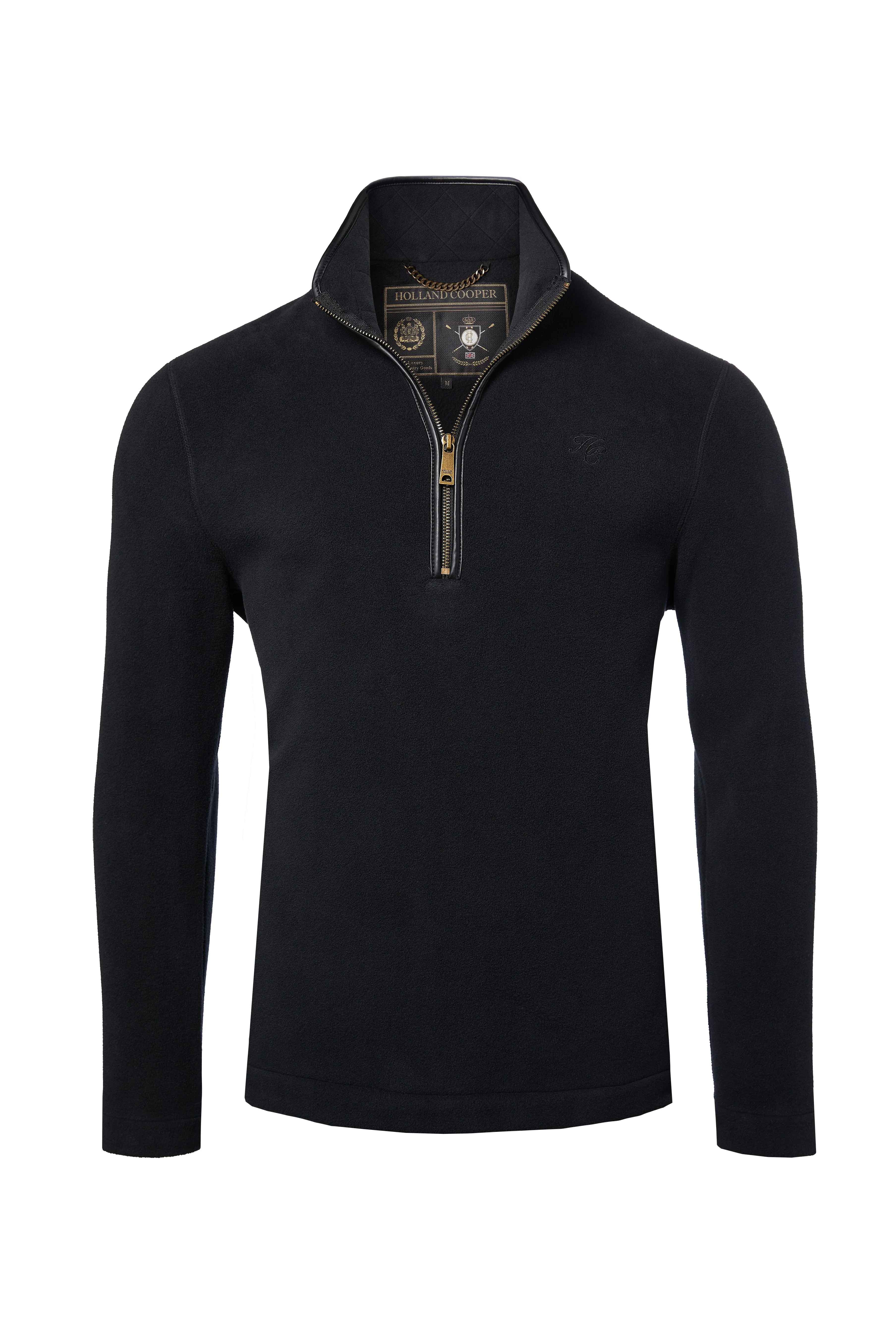 Men's Country Fleece Quarter Zip (Black) - Image 4