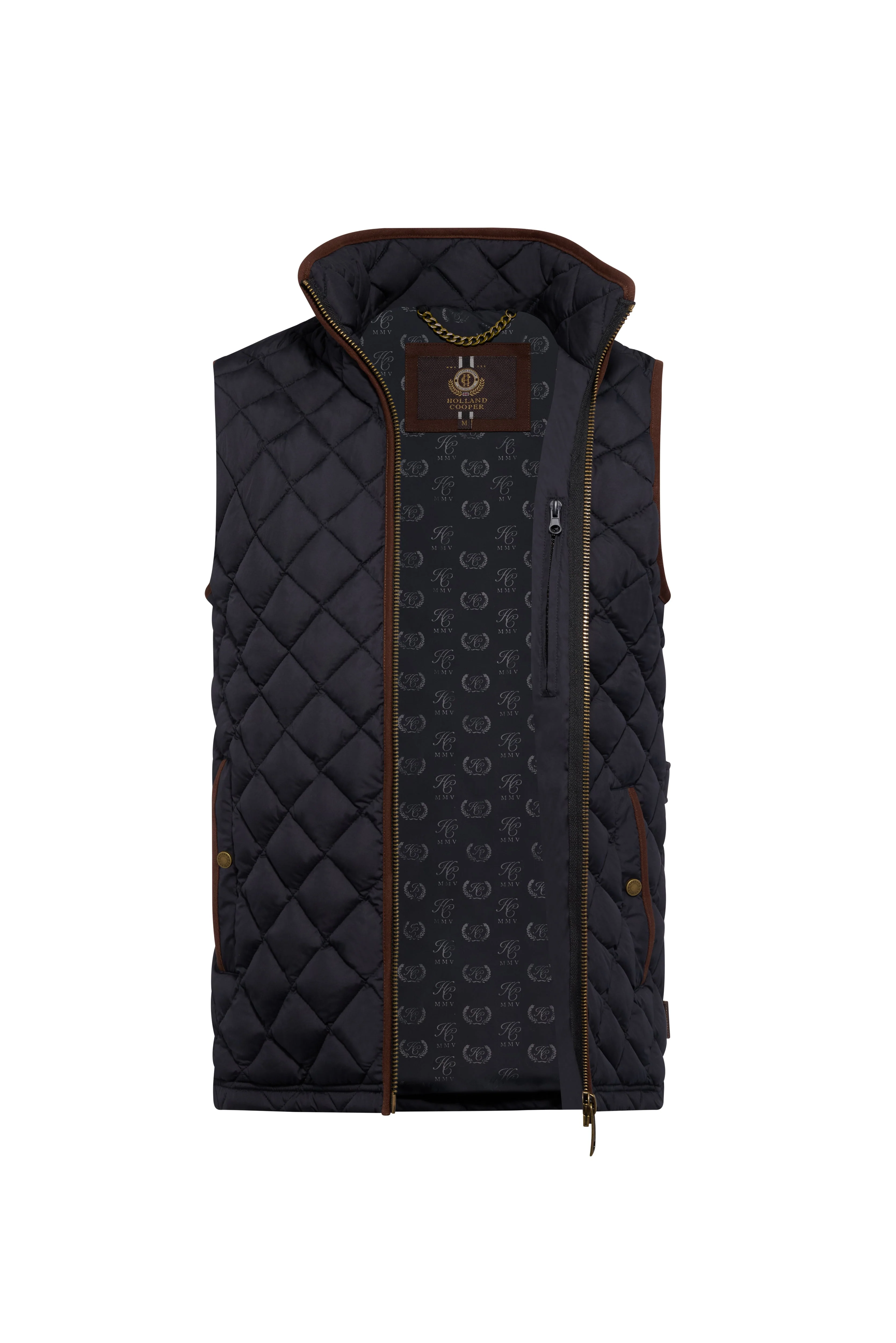 Men's Country Quilted Gilet (Ink Navy) - Image 7