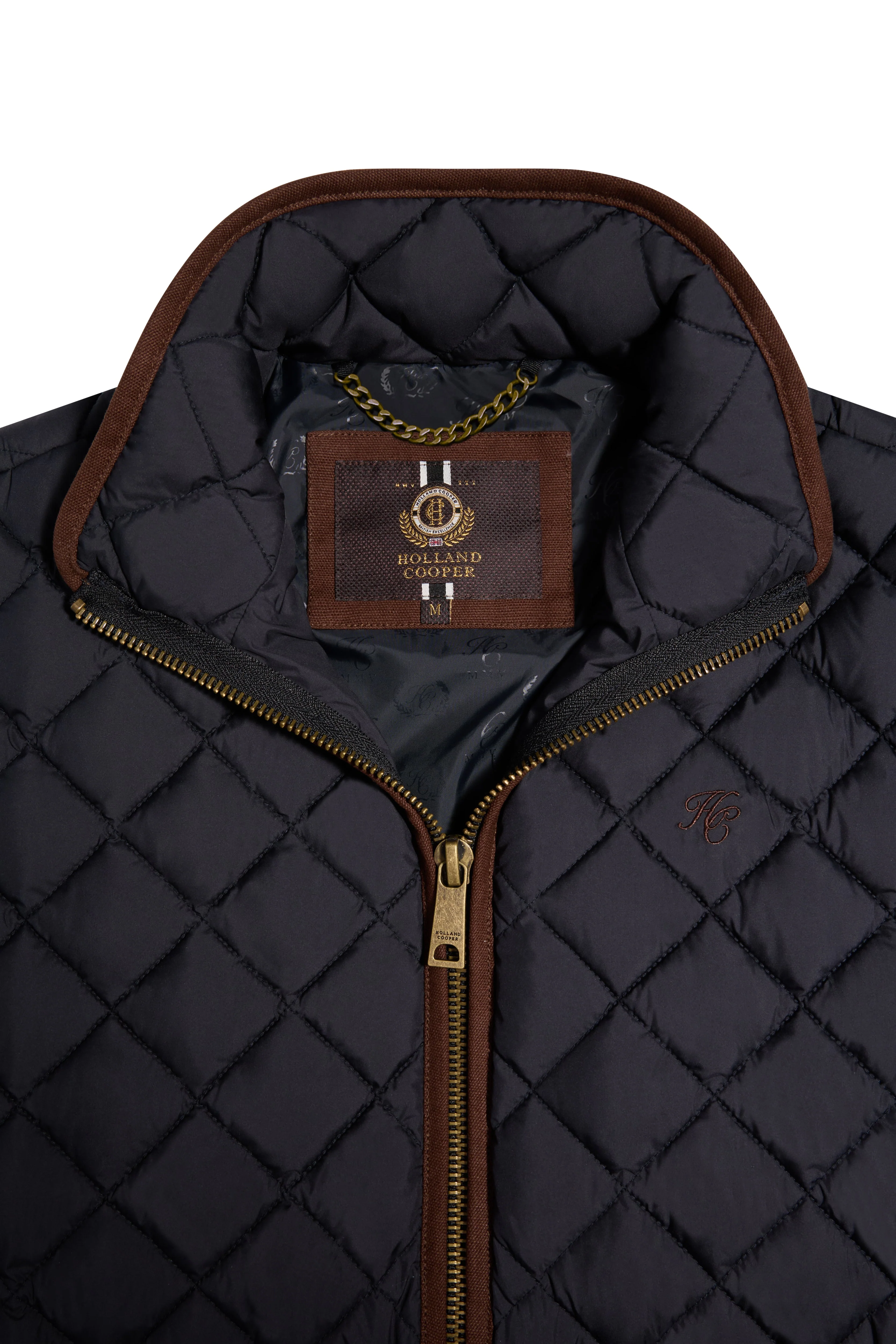 Men's Country Quilted Gilet (Ink Navy) - Image 8