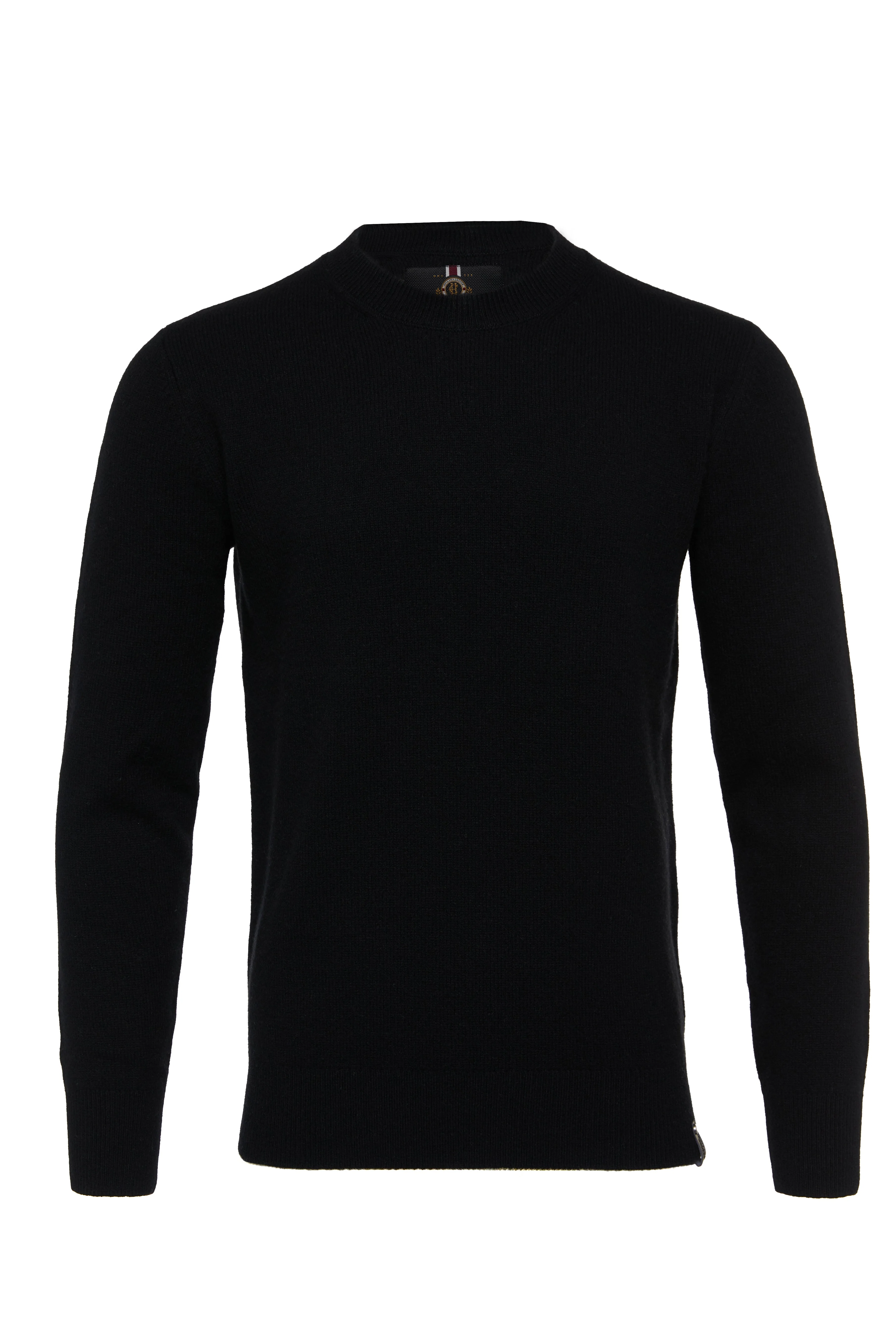 Byron Crew Neck Knit (Black) - Image 4