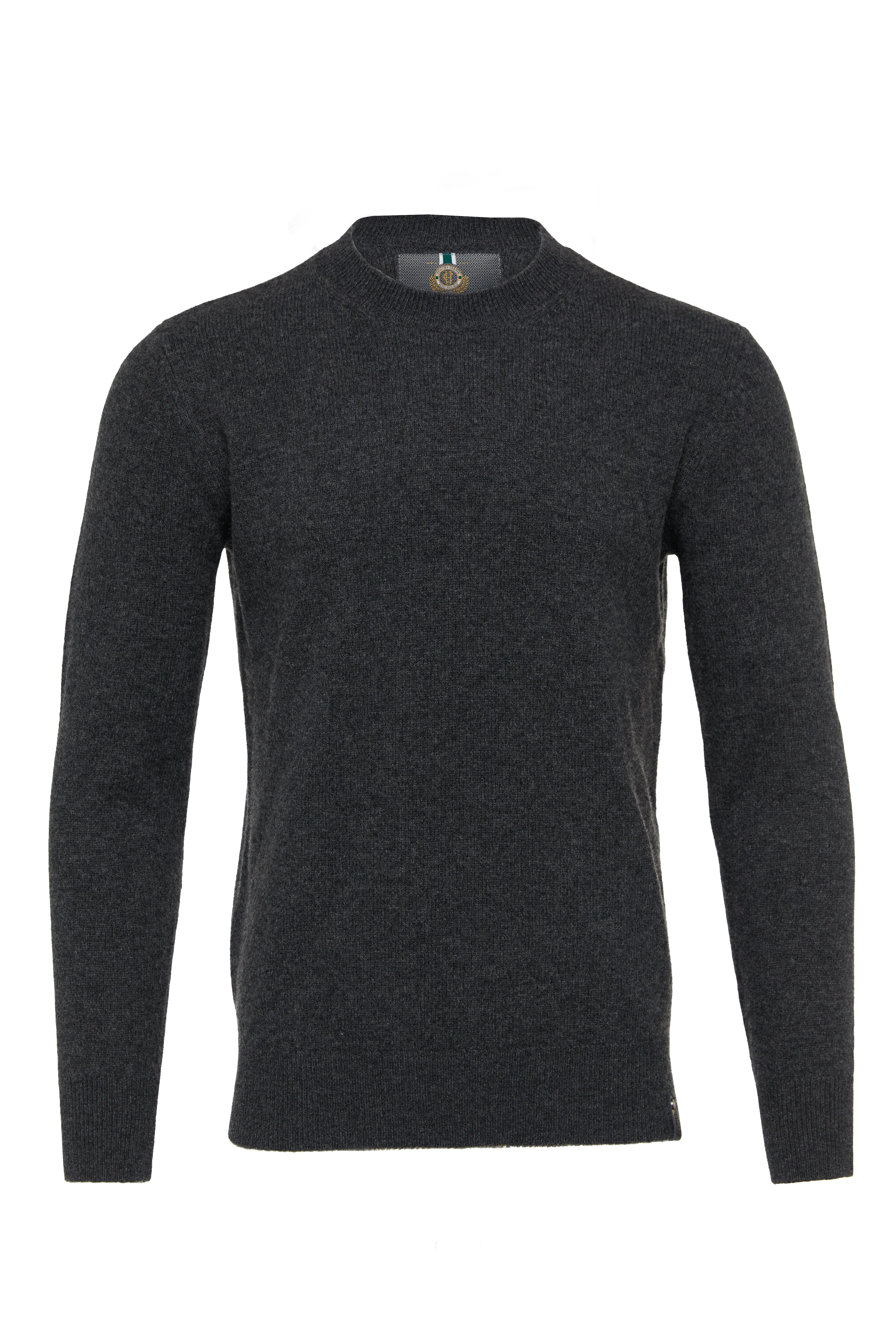 Byron Crew Neck Knit (Charcoal) - Image 4