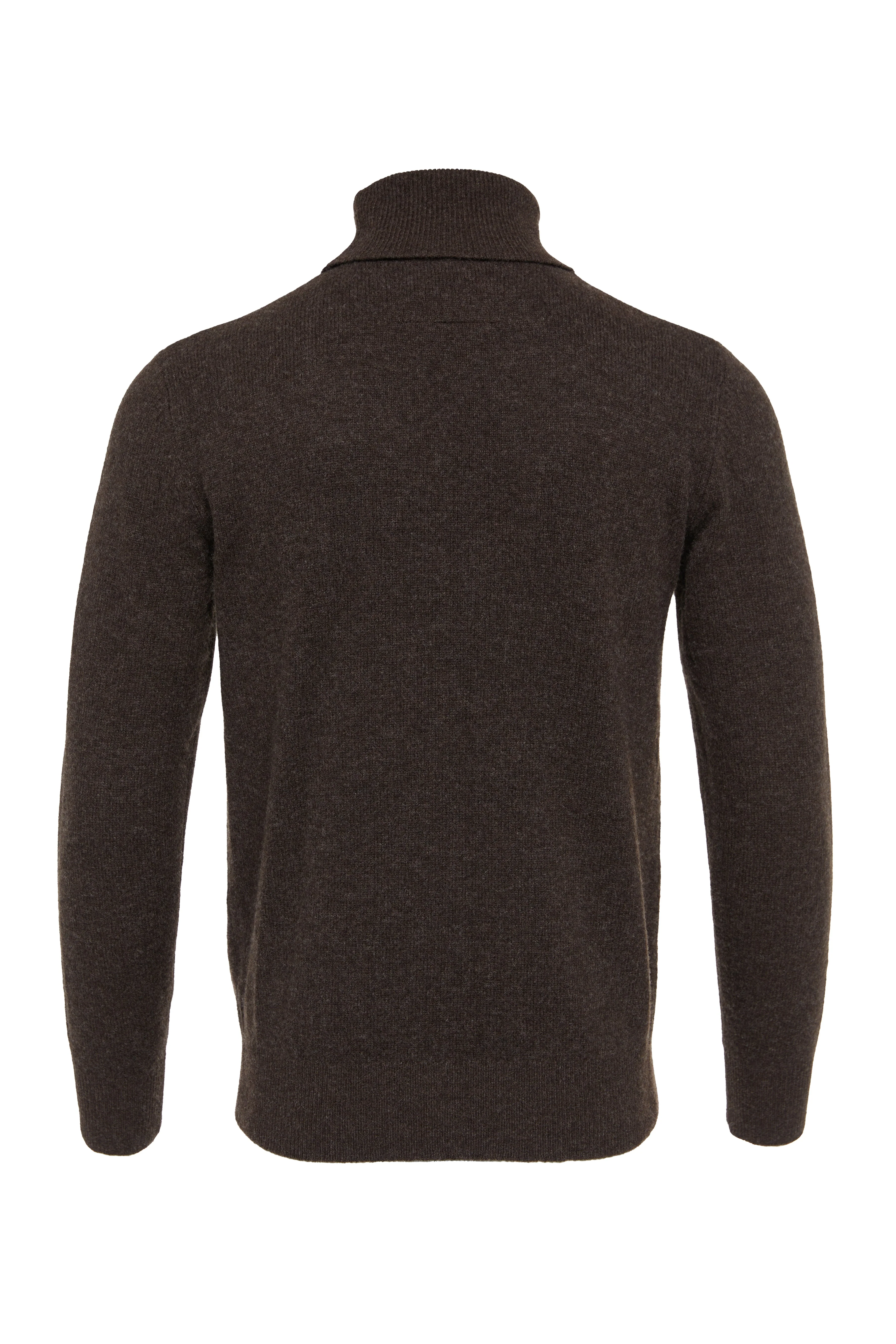 Byron Roll Neck Knit (Chocolate) - Image 8