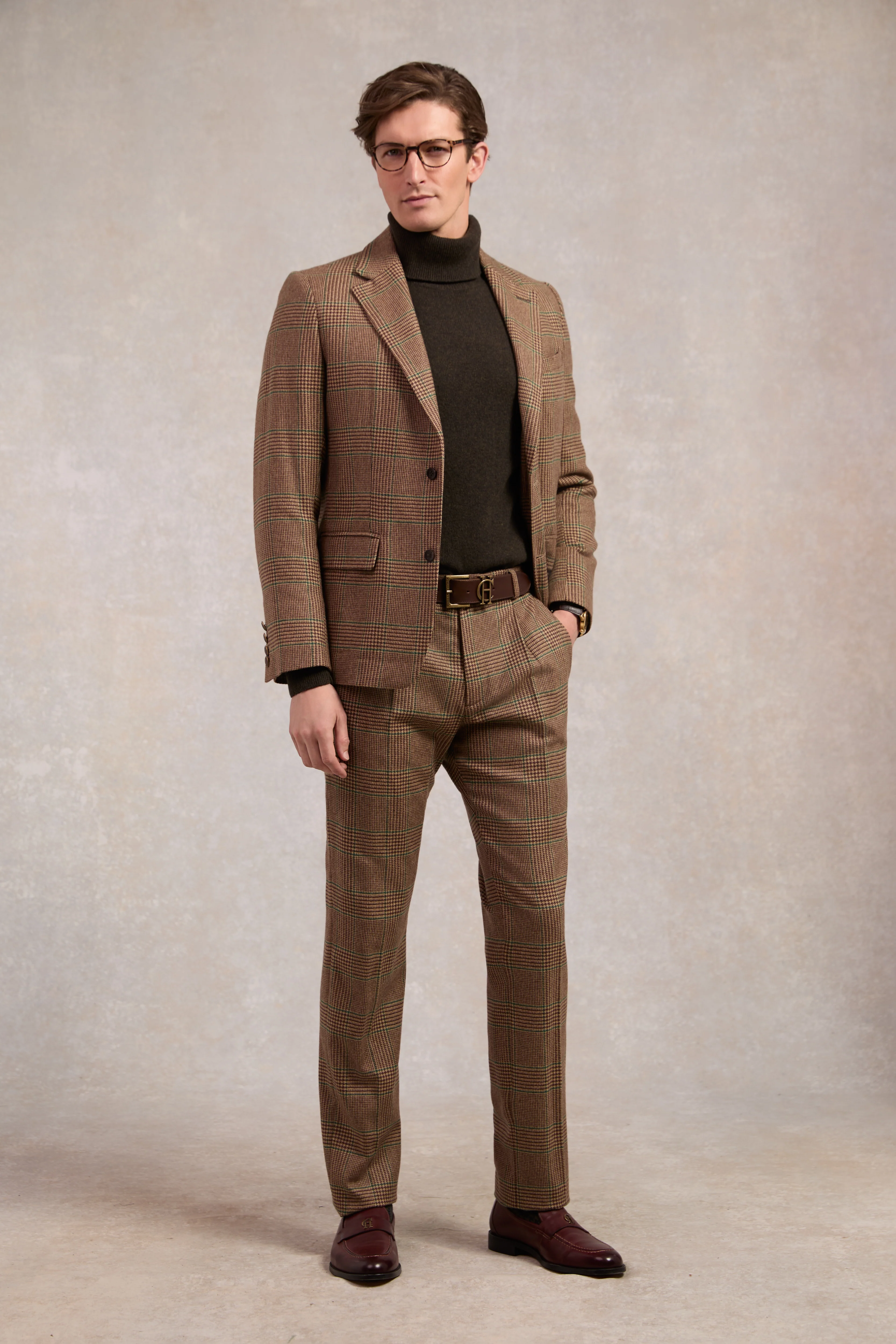 The Single Breasted Blazer (Clarence Check Forest) - Image 2