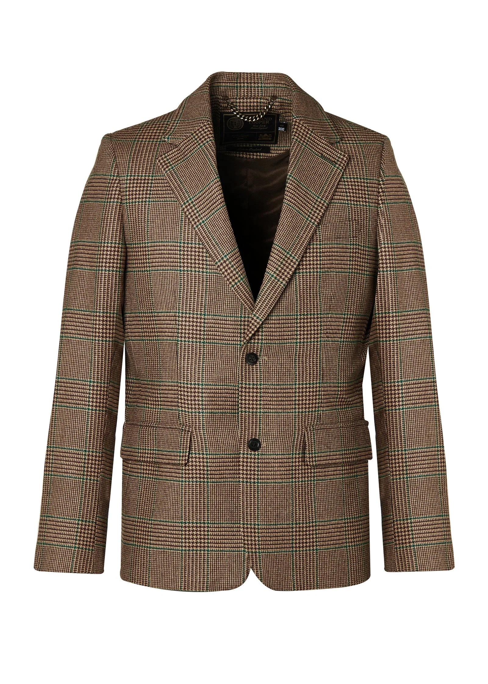 The Single Breasted Blazer (Clarence Check Forest) - Image 4
