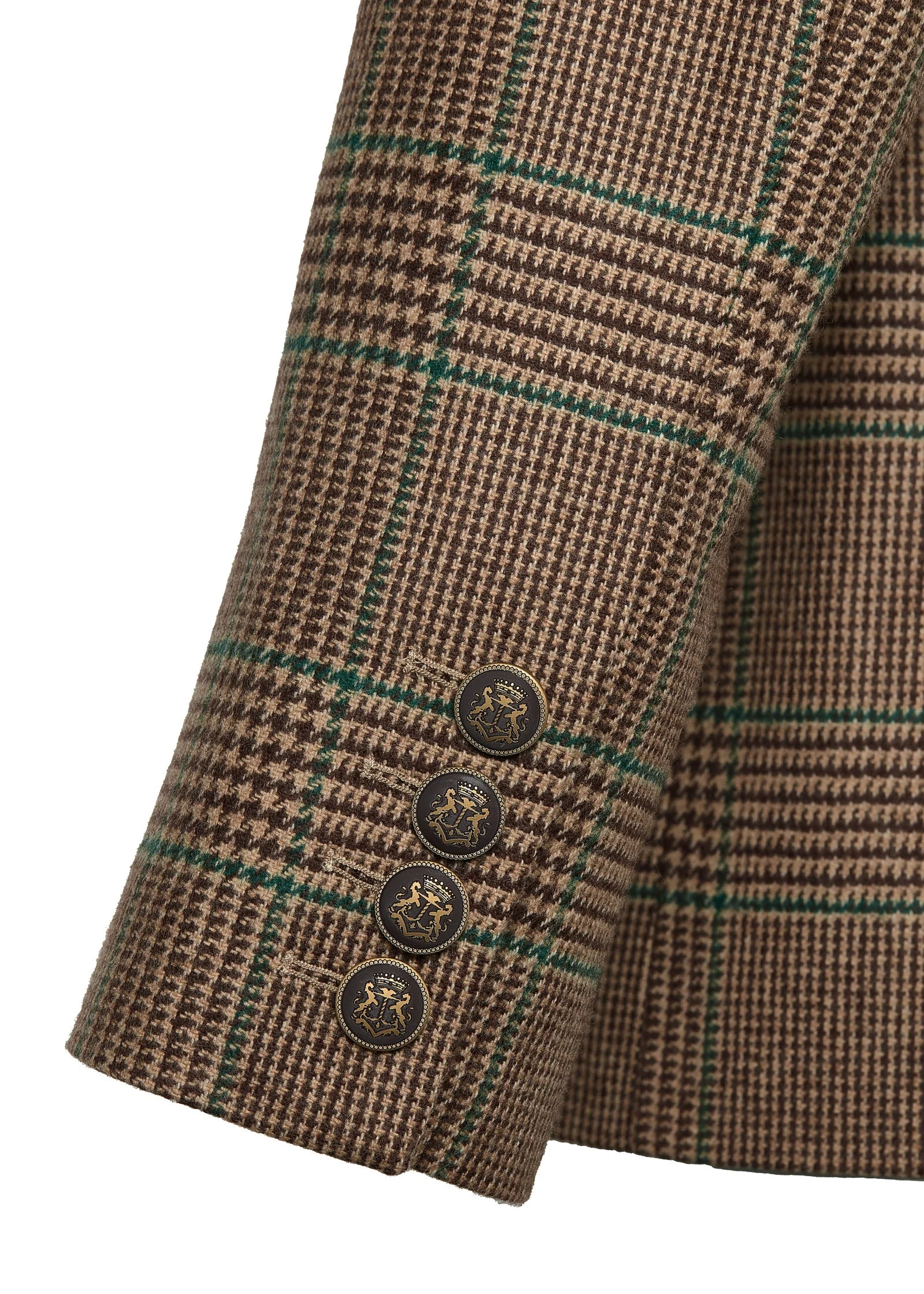 The Single Breasted Blazer (Clarence Check Forest) - Image 9
