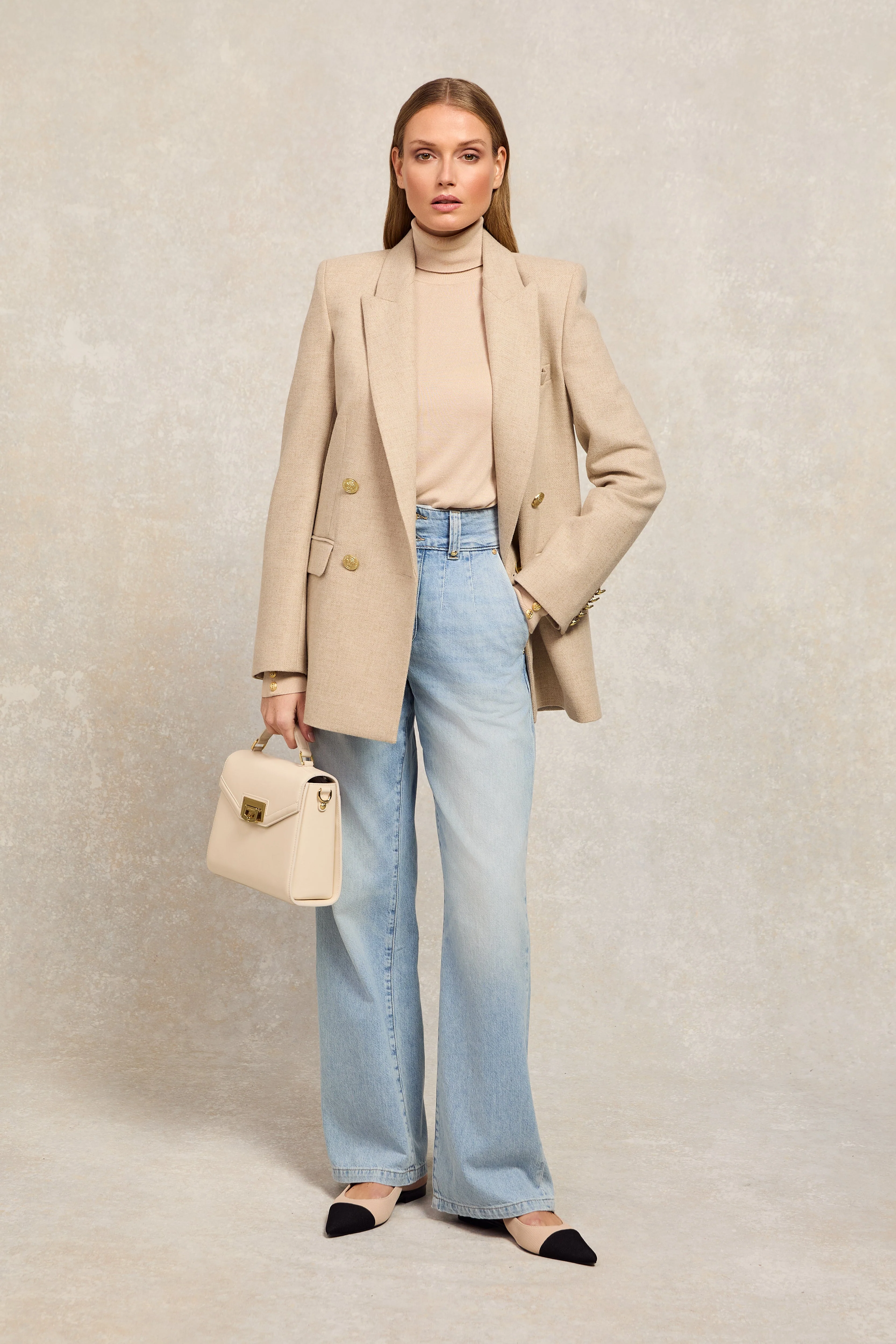Tailored Wide Leg Jean (Vintage Indigo) - Image 6