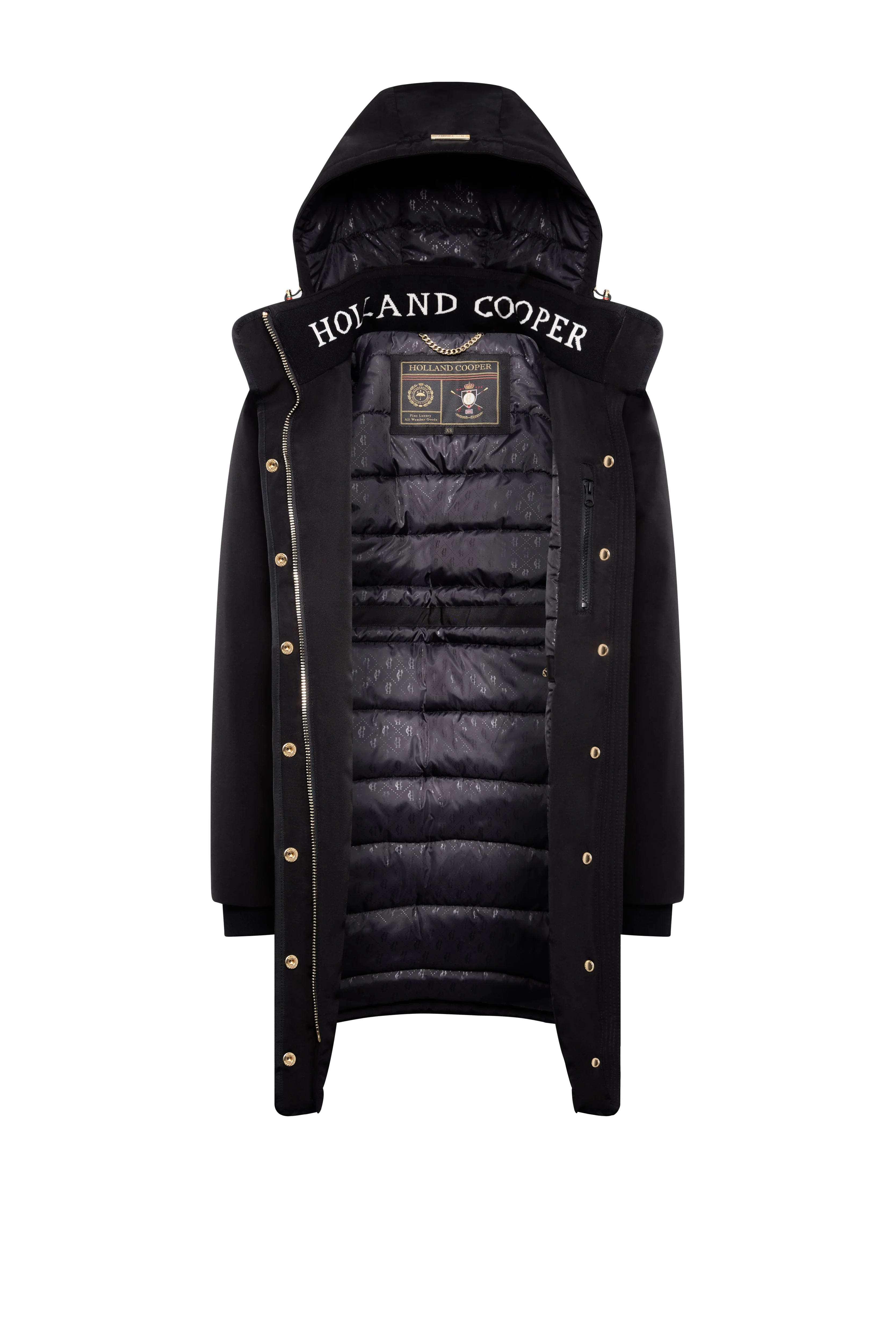 Team Waterproof Coat (Black) - Image 11